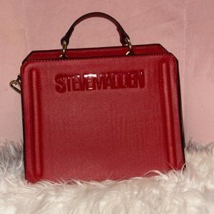 Steve Madden Red tote, crossbody purse